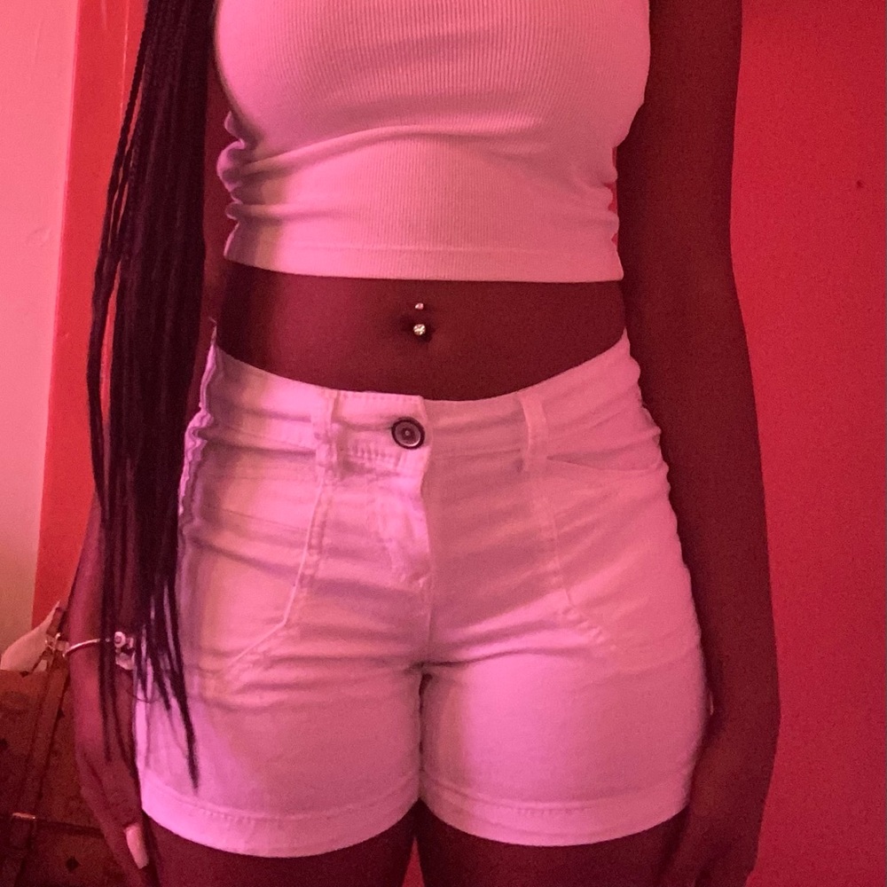 White shorts